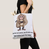 Quiet Progress Monkey – Tägliche Tasche (Von Nahem)