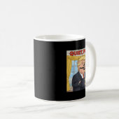 Quiet Quiet Ggy Funny Sarcastic Litical G Cartoon Kaffeetasse (VorderseiteRechts)