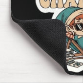 Quiet Quitting Elf Funny Office Humor Dark Mode Mousepad (Ecke)