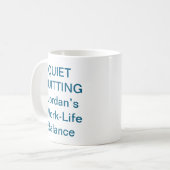 Quiet Quitting Tasse – Trend zum Arbeits-Lebens-Gl (Vorderseite Links)