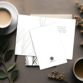 Quiet Reeds — Minimal Get Well Card Karte