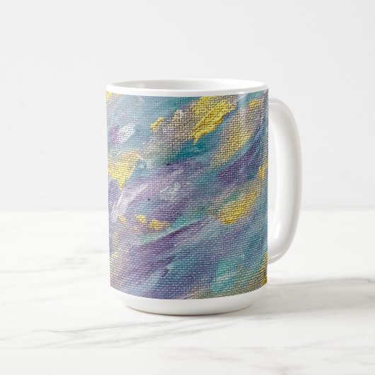 Quiet Reign Modern Art Kaffeetasse (VorderseiteRechts)