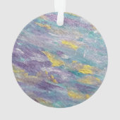 Quiet Reign Modern Art Ornament (Rückseite)