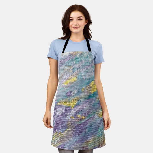 Quiet Reign Modern Art Schürze (Getragen)