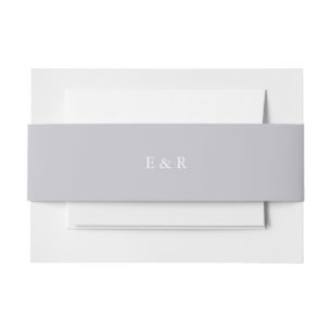 Quiet Soft Gray 2018 Herbst Winter Color Trend Einladungsbanderole
