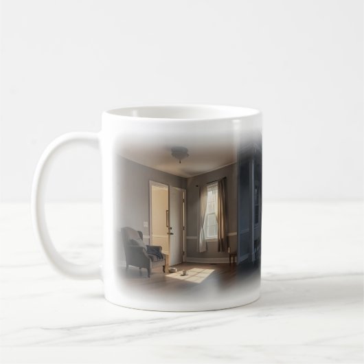 Quiet Storm Suburban Solitude Scene Tasse (Links)