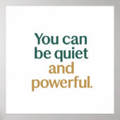 	Quiet Strength and Power Poster (Vorne)