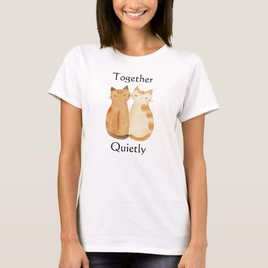 Quiet Subtle Love Romantic Valentines Gift T-Shirt (Vorderseite)