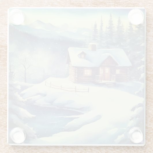 Quiet time in the woods glasuntersetzer (Rückseite)