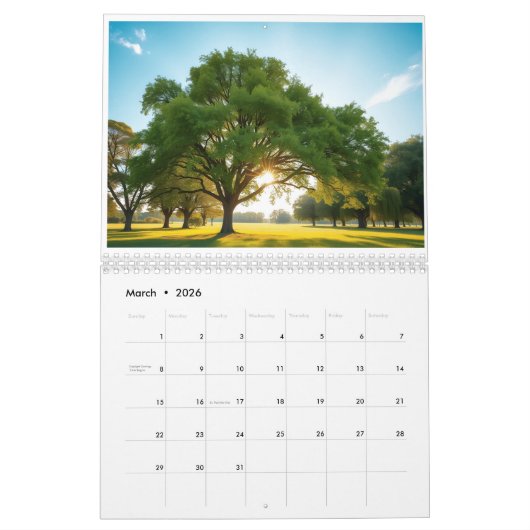 Quiet Time With a Big Tree  Kalender (Mär 2026)