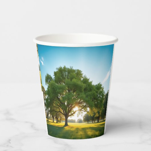 Quiet Time With a Big Tree  Pappbecher (Rückseite)