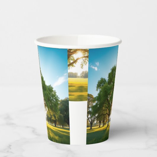 Quiet Time With a Big Tree  Pappbecher (Links)