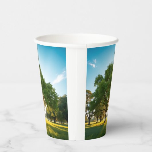 Quiet Time With a Big Tree  Pappbecher (Rechts)