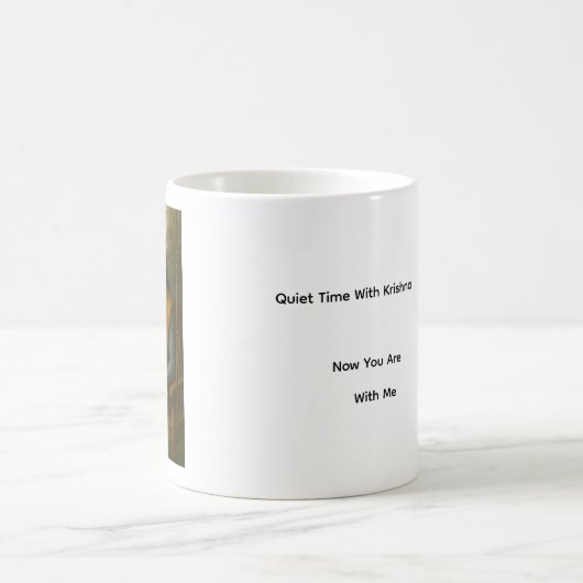 Quiet Time With Krishna Mug Kaffeetasse (Mittel)