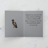 Quiet Watcher The Hooded Crow Karte (Innenseite)