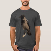 Quiet Watcher The Hooded Crow T-Shirt (Vorderseite)