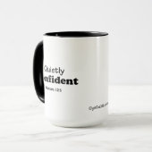 Quietet Confident gotGod316.com Tasse (Vorderseite Links)