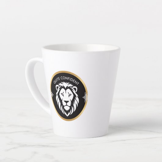 Quietly Confident – Minimal Typography Design for Milchtasse (Linke Ecke)