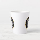 Quietly Confident – Minimal Typography Design for  Milchtasse (Vorderseite)