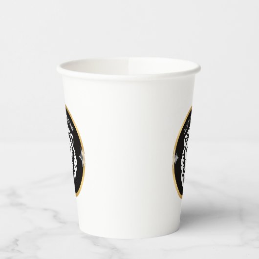 Quietly Confident – Minimal Typography Design for  Pappbecher (Links)