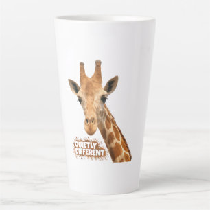 Quietly Different Giraffe - Giraffe Art Milchtasse