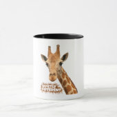 Quietly Different Giraffe - Giraffe Art Tasse (Zentrum)