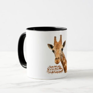 Quietly Different Giraffe - Giraffe Art Tasse