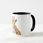 Quietly Different Giraffe - Giraffe Art Tasse (VorderseiteRechts)