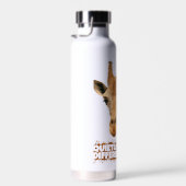 Quietly Different Giraffe - Giraffe Art Trinkflasche (Rechts)