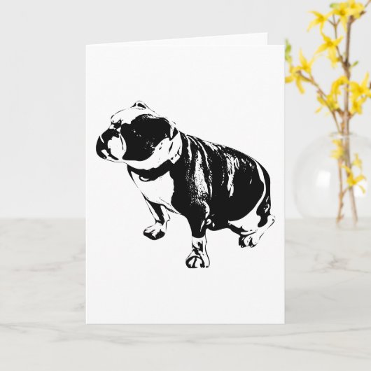 Quietly Here Karte (Gelbe Blume)