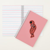 QuietQuit Queuey Spiral Notebook Red Notizblock (Innen)