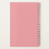 QuietQuit Queuey Spiral Notebook Red Notizblock (Rückseite)