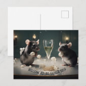 Quietsche leicht postkarte (Vorne/Hinten)