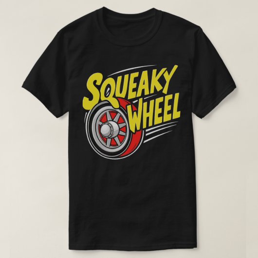 quietsche Rad T-Shirt (Design vorne)