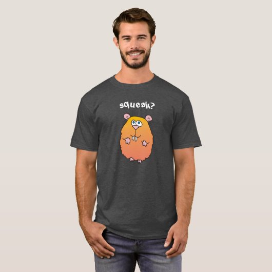 Quietschen-lustiger Hamster-T - Shirt (Vorne ganz)