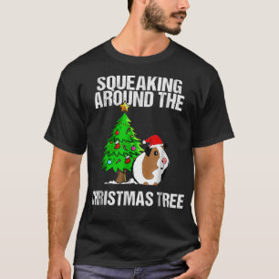 Quietschend um den Weihnachtsbaum Meerschweinchen T-Shirt