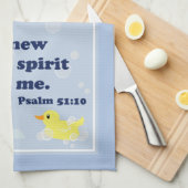 Quietschendes sauberes GummiDuckie Handtuch (Viertel Falte)