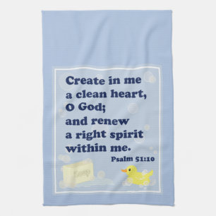 Quietschendes sauberes GummiDuckie Handtuch