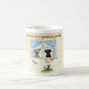 Quietschendes Spielzeug-klassische weiße Tasse