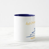 Quiggly Lines_Just Cruisin' Namensvorlage Tasse (Zentrum)