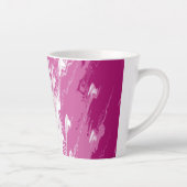Quiggly Trippy Groovy Abstrakte Lesbian-Stolperfla Milchtasse (Rechts)