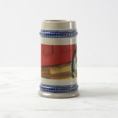 Quigley der Doorcat Stein Bierglas (Mittel)