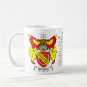 Quigley Familien-Wappen Kaffeetasse (Links)