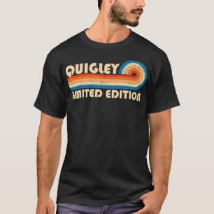 QUIGLEY Nachname Retro Vintag 80er 90s Geburtstags T-Shirt