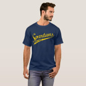 Quigley South Script Spartans T-Shirt KURVSCHRIFT (Vorne ganz)