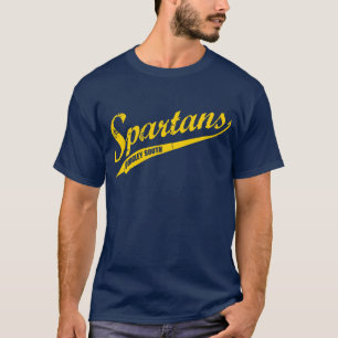 Quigley South Script Spartans T-Shirt KURVSCHRIFT