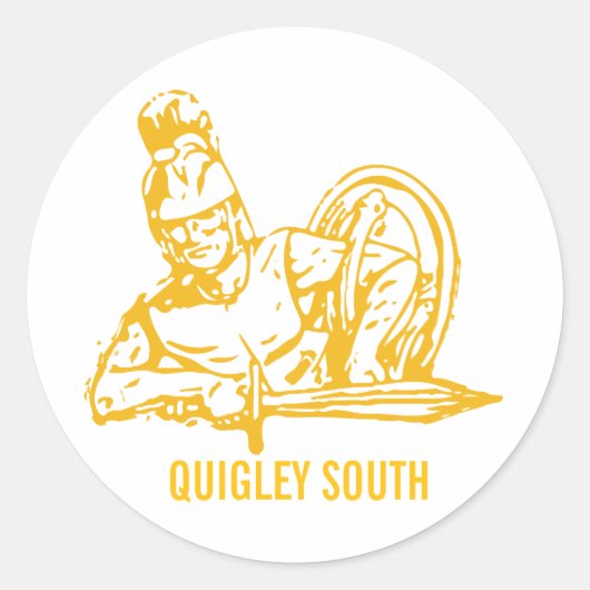 QUIGLEY SOUTH SPARTANS ALUMNI AUFKLEBER (Vorderseite)
