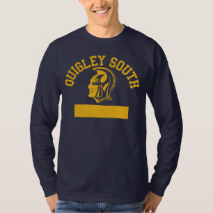 QUIGLEY SOUTH SPARTANS LOGO - LANGARM-Shirt   T-Shirt