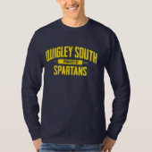 Quigley SüdSpartans (lange Hülse) T - Shirt (Vorderseite)