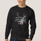 Quija Board Hell Gothic Hexe Paranormal Witchcraf Sweatshirt (Vorderseite)